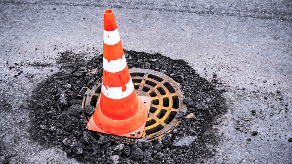 Expert inspection of failed underground vault structure during litigation analysis