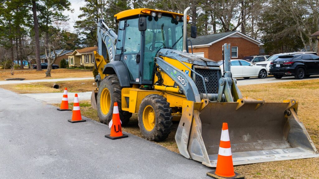Common heavy equipment dispute examples including skid steer and backhoe issues