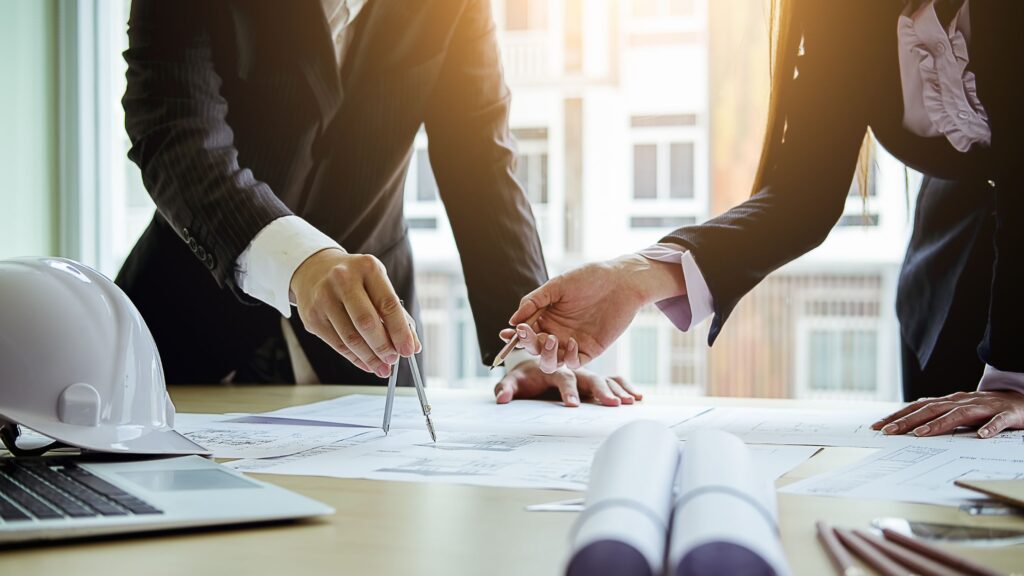 Construction expert reviewing trenchless labor dispute report for legal testimony