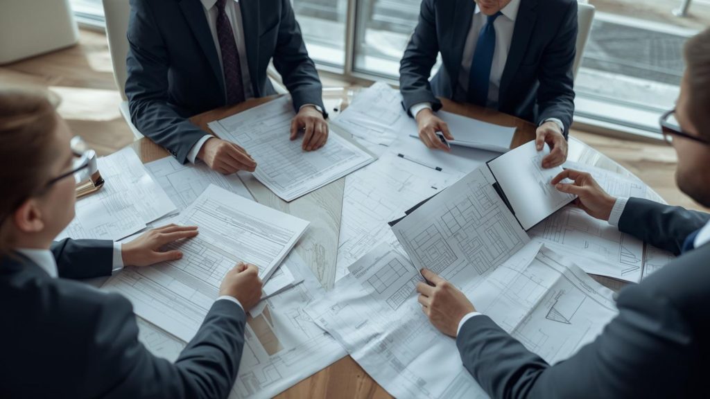 Construction alternative dispute resolution meeting for railroad right-of-way conflict