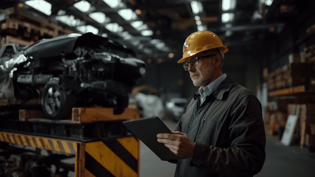 Expert witness conducting fleet accident investigation and root cause analysis