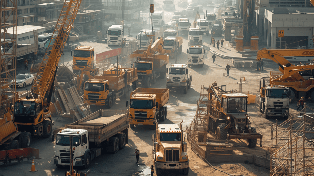 Fleet management failures and legal claims involving construction equipment and vehicles