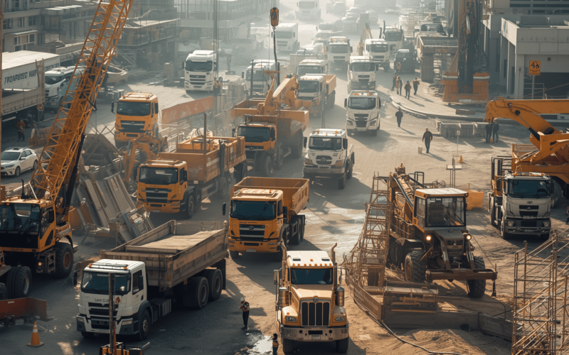 Fleet management failures and legal claims involving construction equipment and vehicles